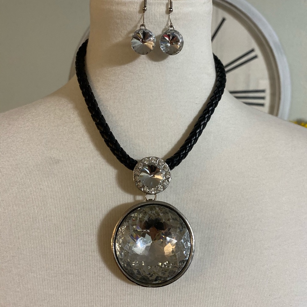 Necklace and matching earrings